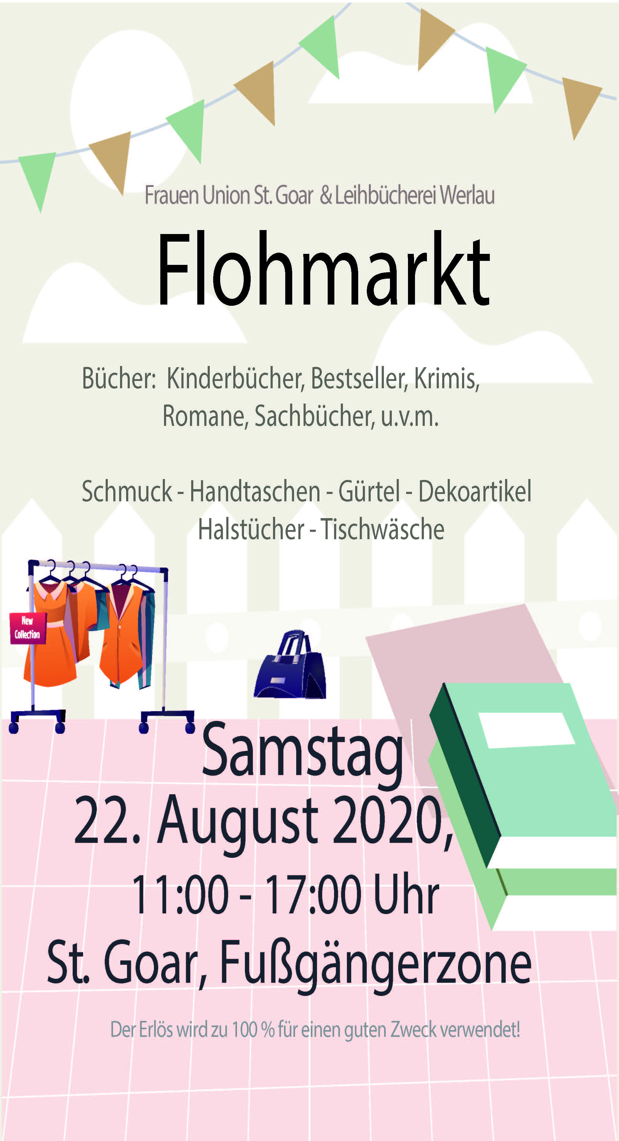 Flohmarkt der FrauenUnion & der Bücherei Werlau