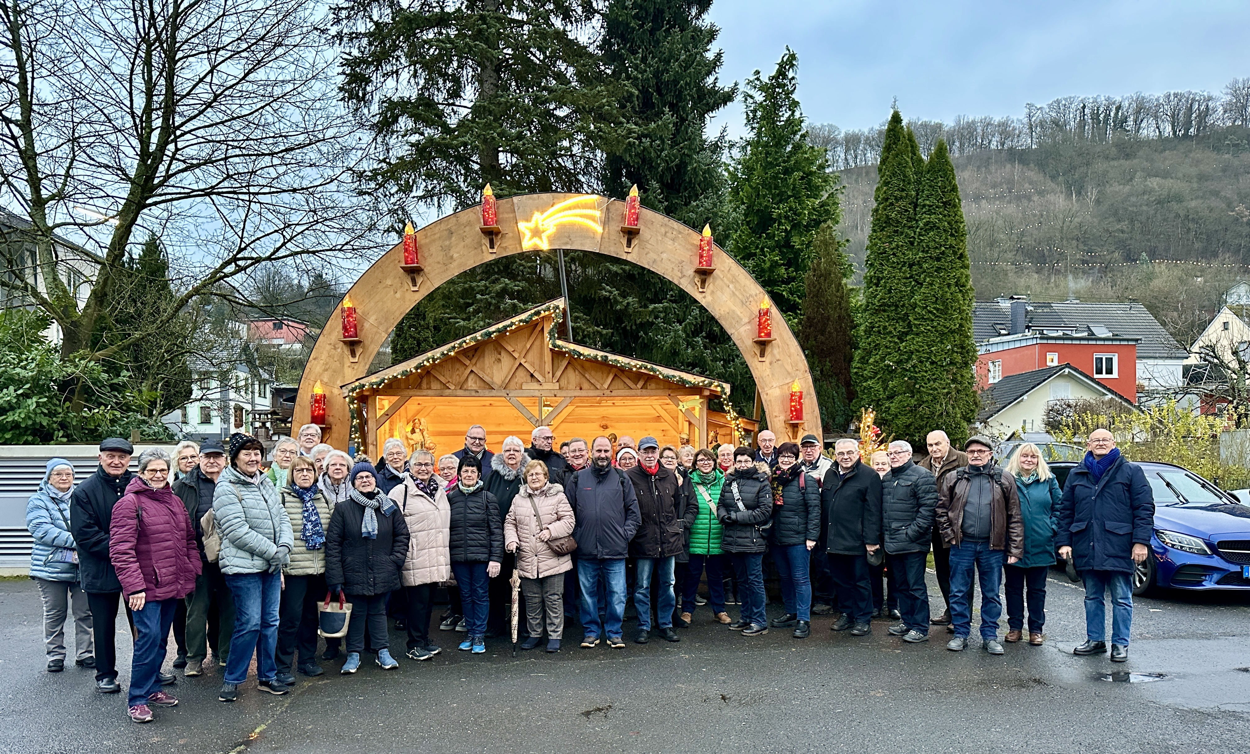 CDU-Senioren-Union im Weihnachtsdorf Waldbreitbach
