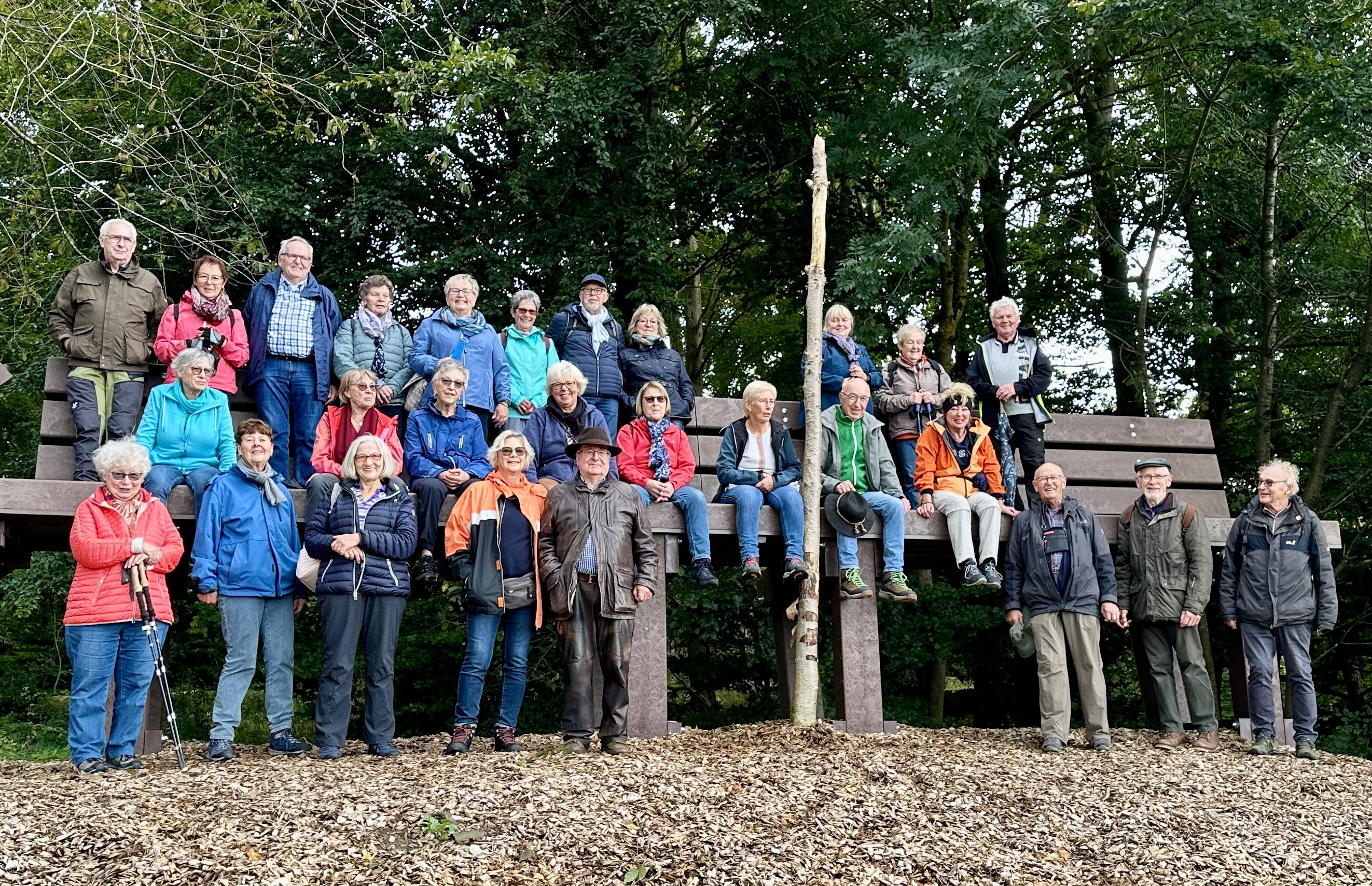 Rast auf der XXL-Bank