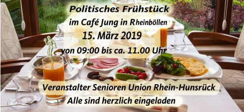 Frühstück Rheinböllen