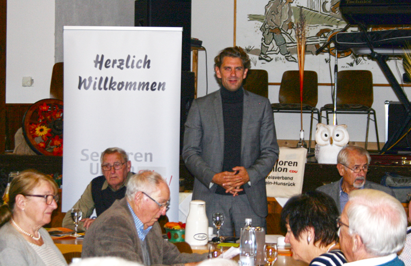 Der Landrat informierte die Senioren über die aktuelle Kreispolitik